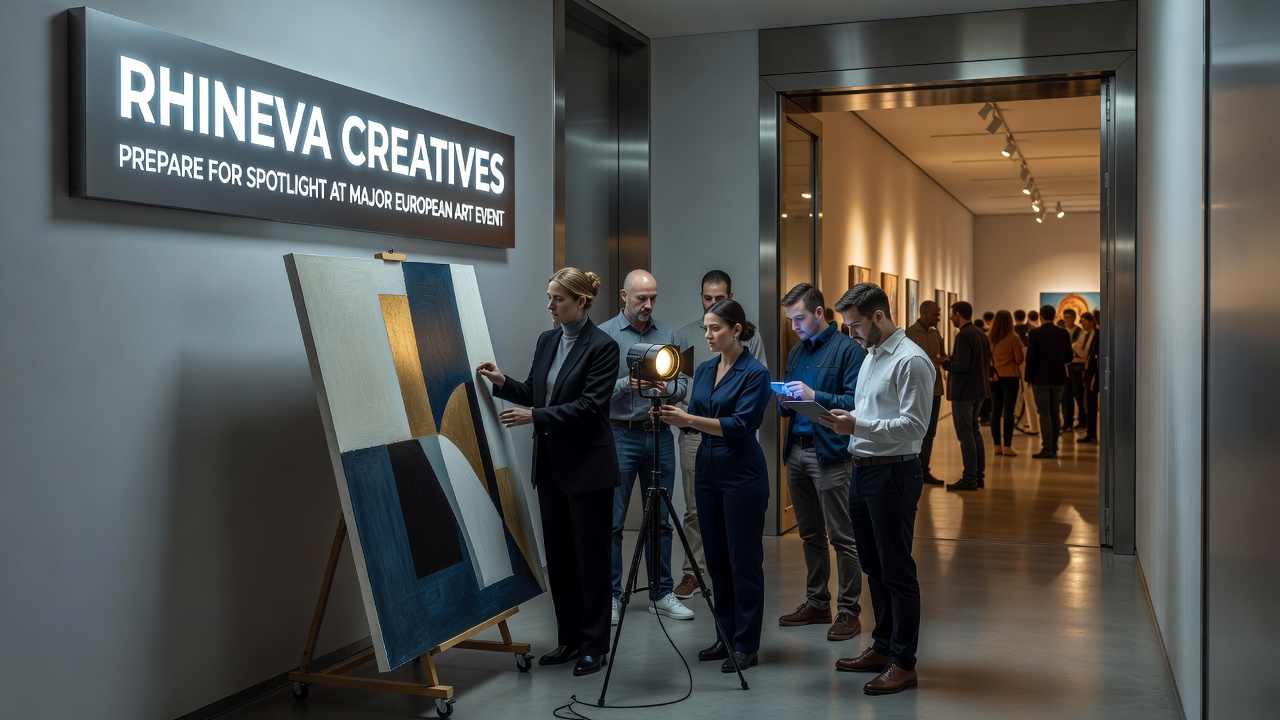 Rhineva Creatives Prepare for Spotlight at Major European Art Event